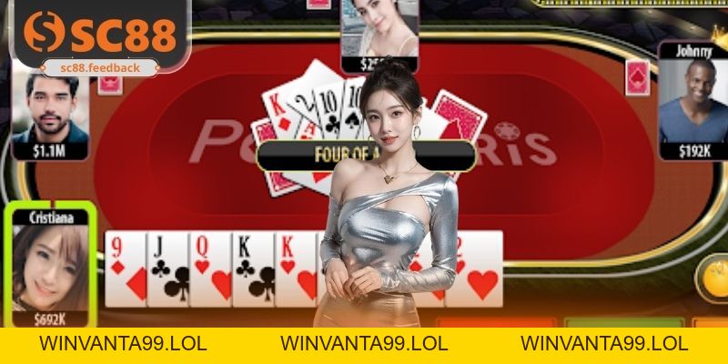 Poker SC88 - Đấu Trí Kịch Tính, All In Vốn Hốt Bạc Cực Nhanh